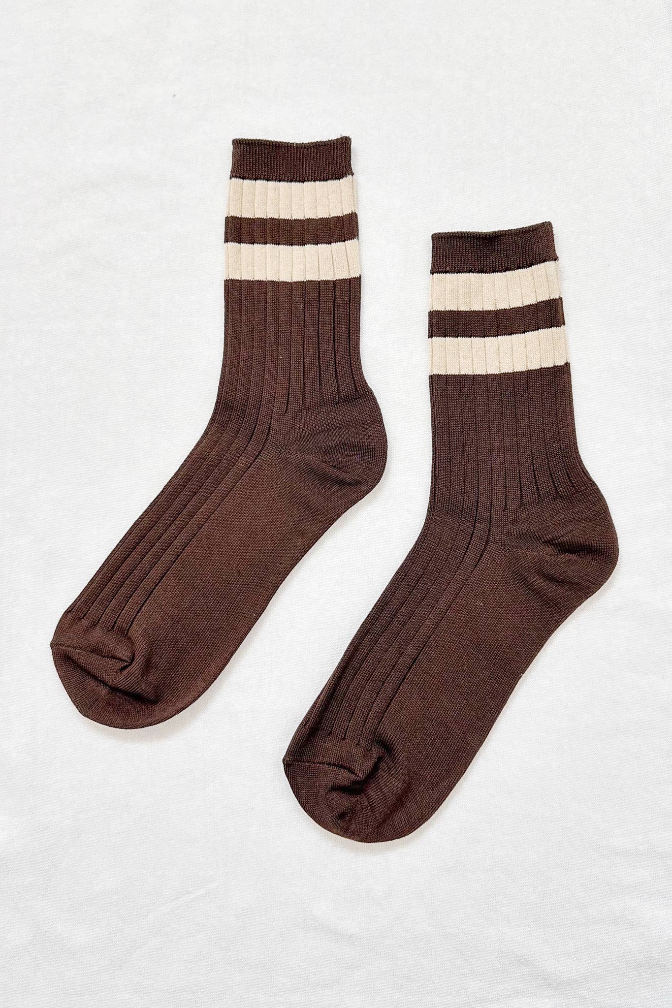 Her Socks - Varsity: Espresso