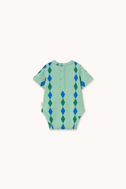 Diamonds Rib Body - Washed Emerald