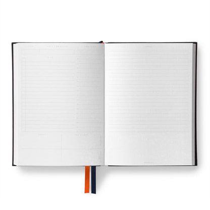 Olive Green Fabric Daily Planner (B6)