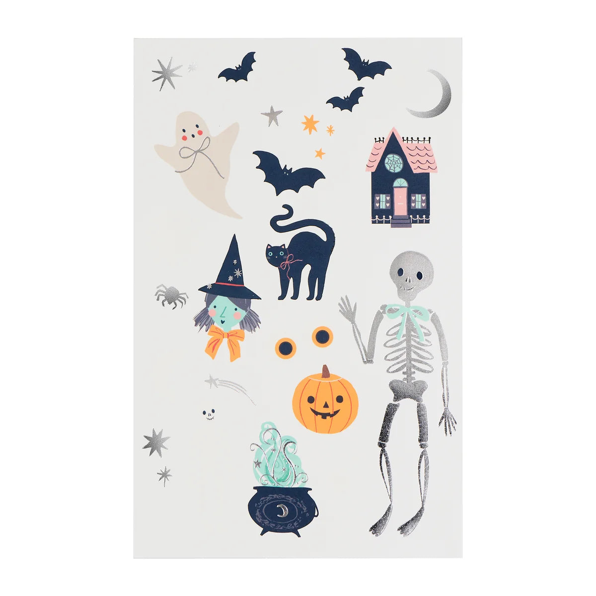 Halloween Icons Temporary Tattoos