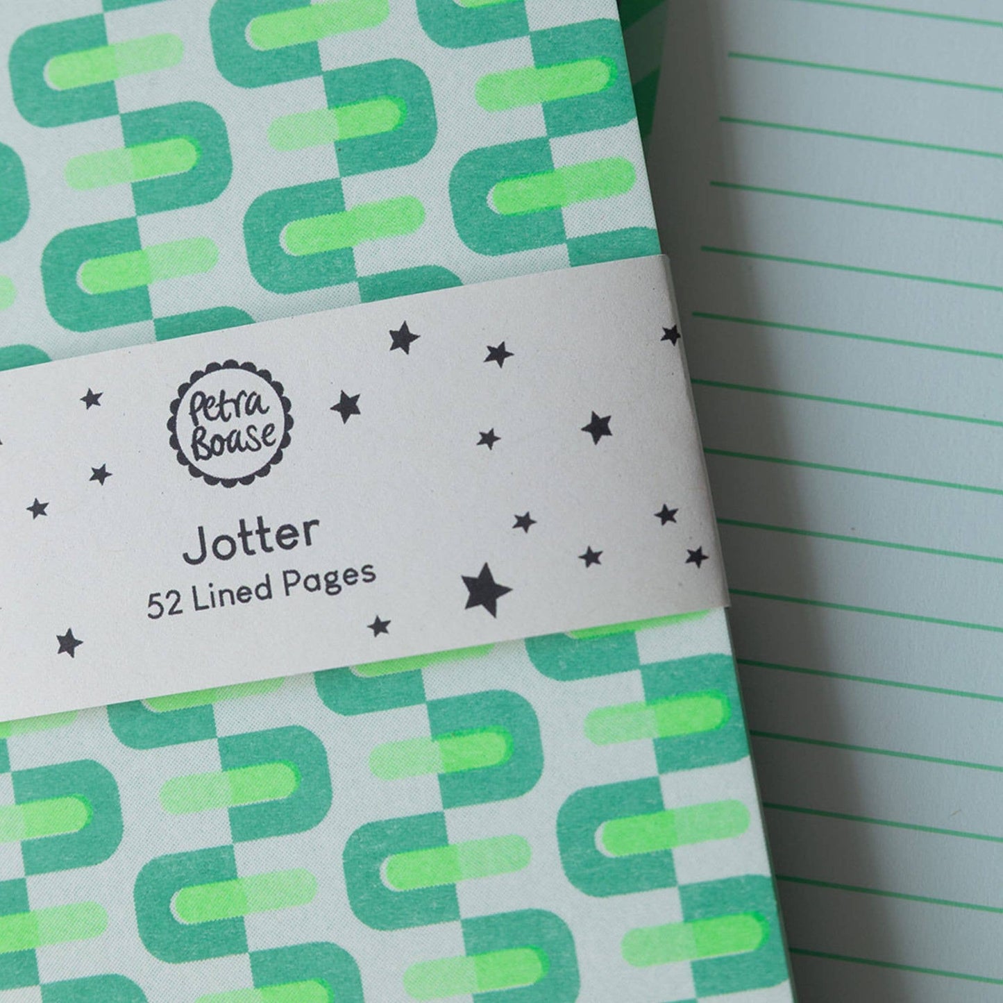 Jotter Notebook | 52 Lined Pages | Style 6