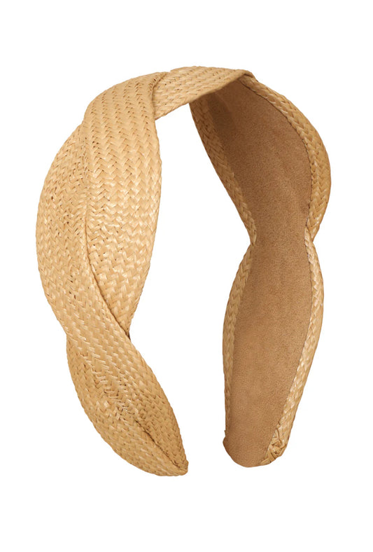 Raffia Twist Alice Band