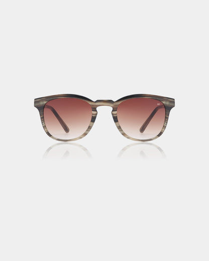 Bate Sunglasses - Striped Horn