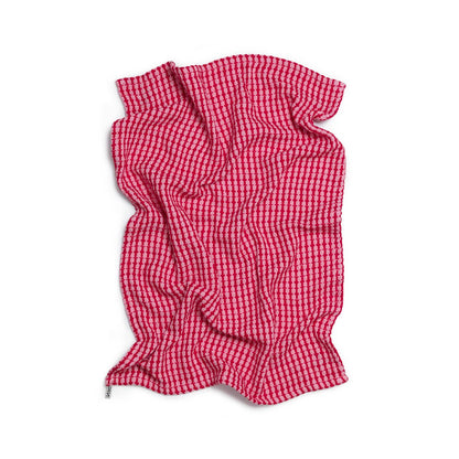 Recycled Materials Tea Towel 2 Pack:  Pink