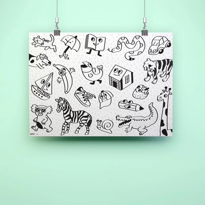 Giant Colouring Poster: My First Art Poster