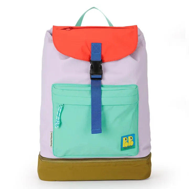 Colourblock Backpack: Lavender