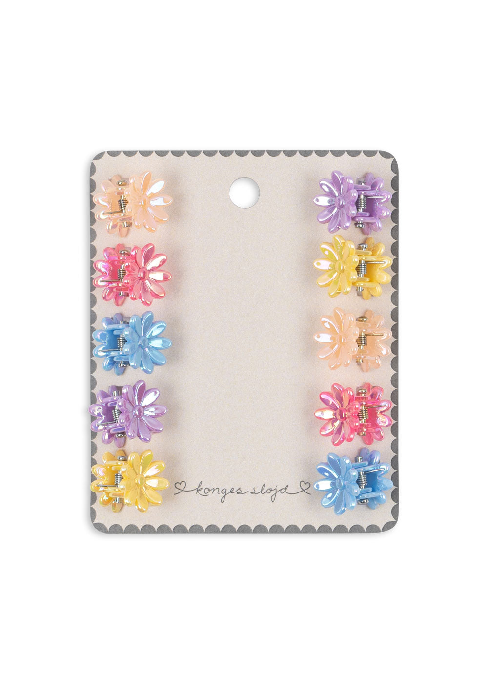 10 Pack Mini Flower Hair Claws