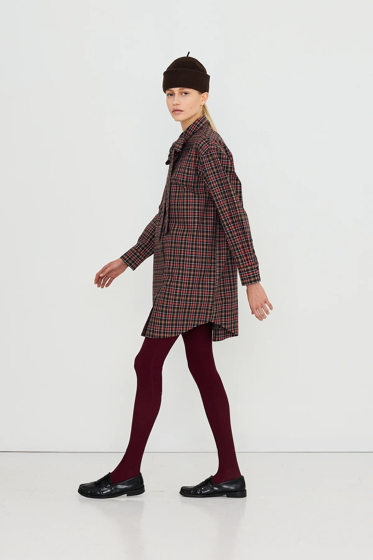 Check Bow Dress