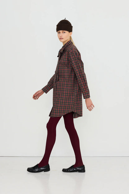 Check Bow Dress