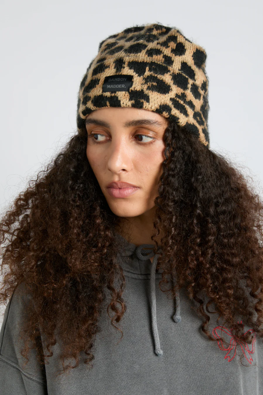 Leopard Knit Beanie