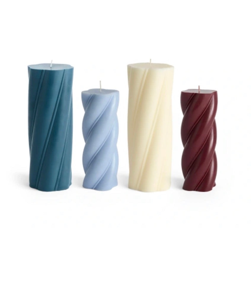 Soft Serve Candle - Medium Light Blue