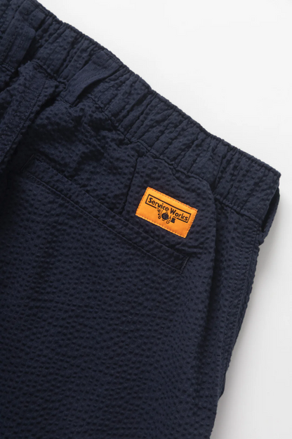 Seersucker Waiter Pants Navy