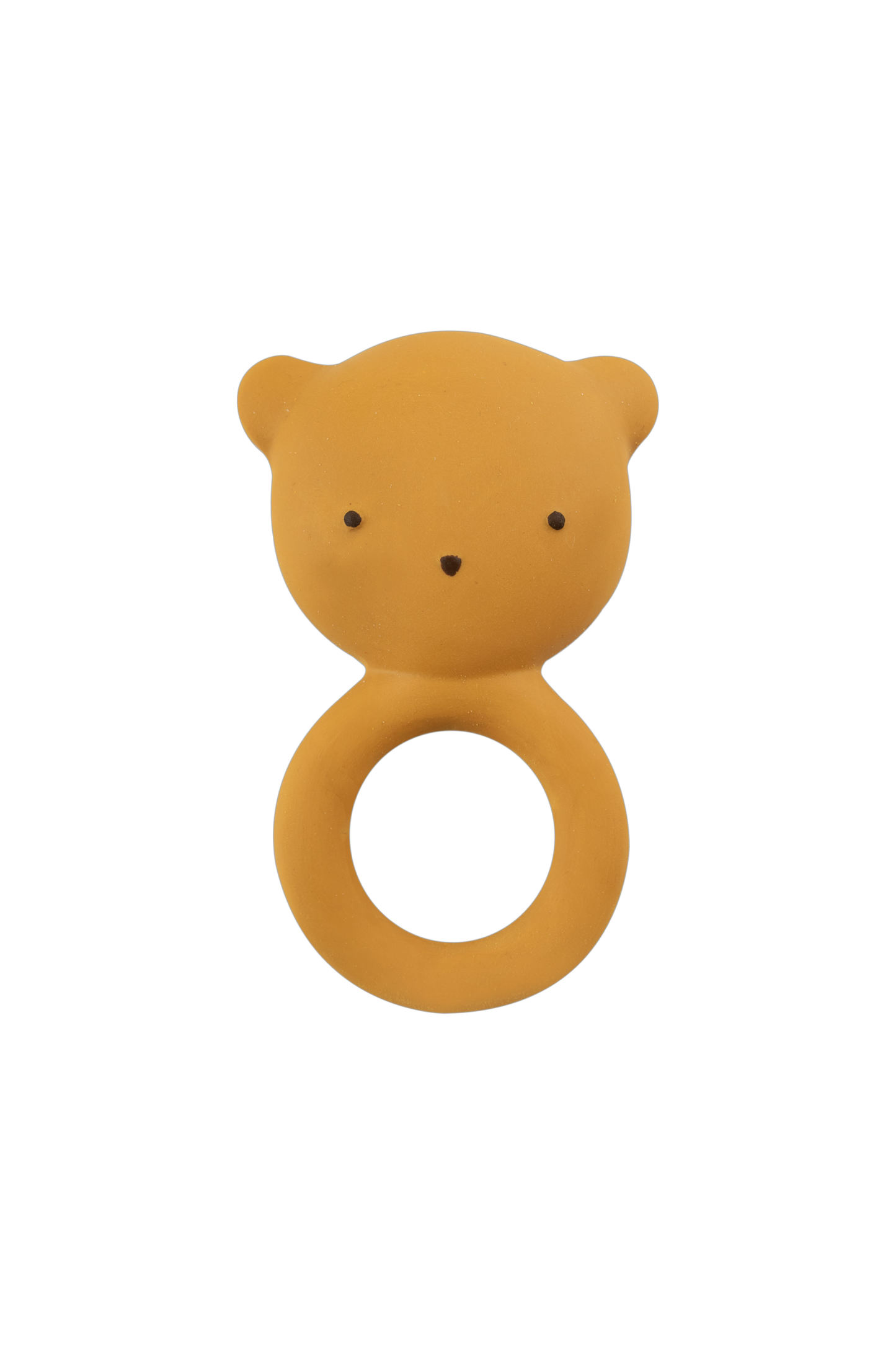 Gommu Ring Bear - Natural Rubber Teething Ring: Sienna