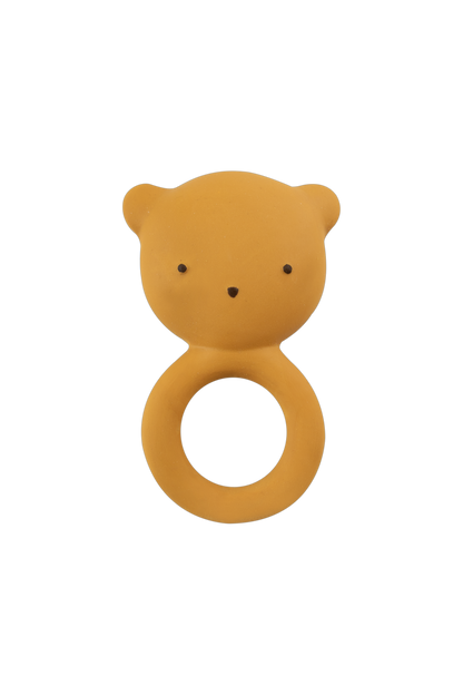 Gommu Ring Bear - Natural Rubber Teething Ring: Sienna