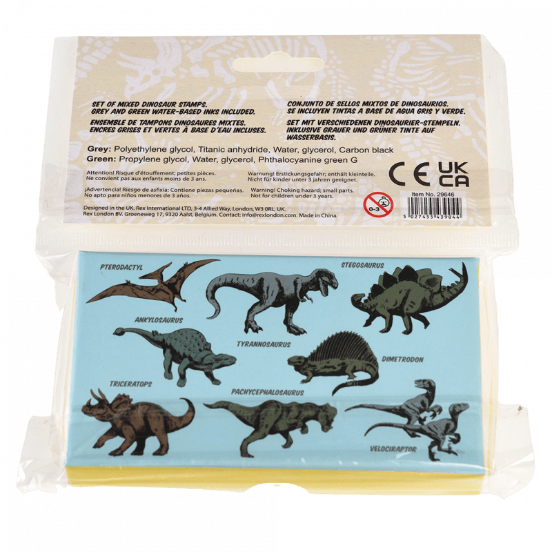 Set Of Mini Stamps- Prehistoric Land