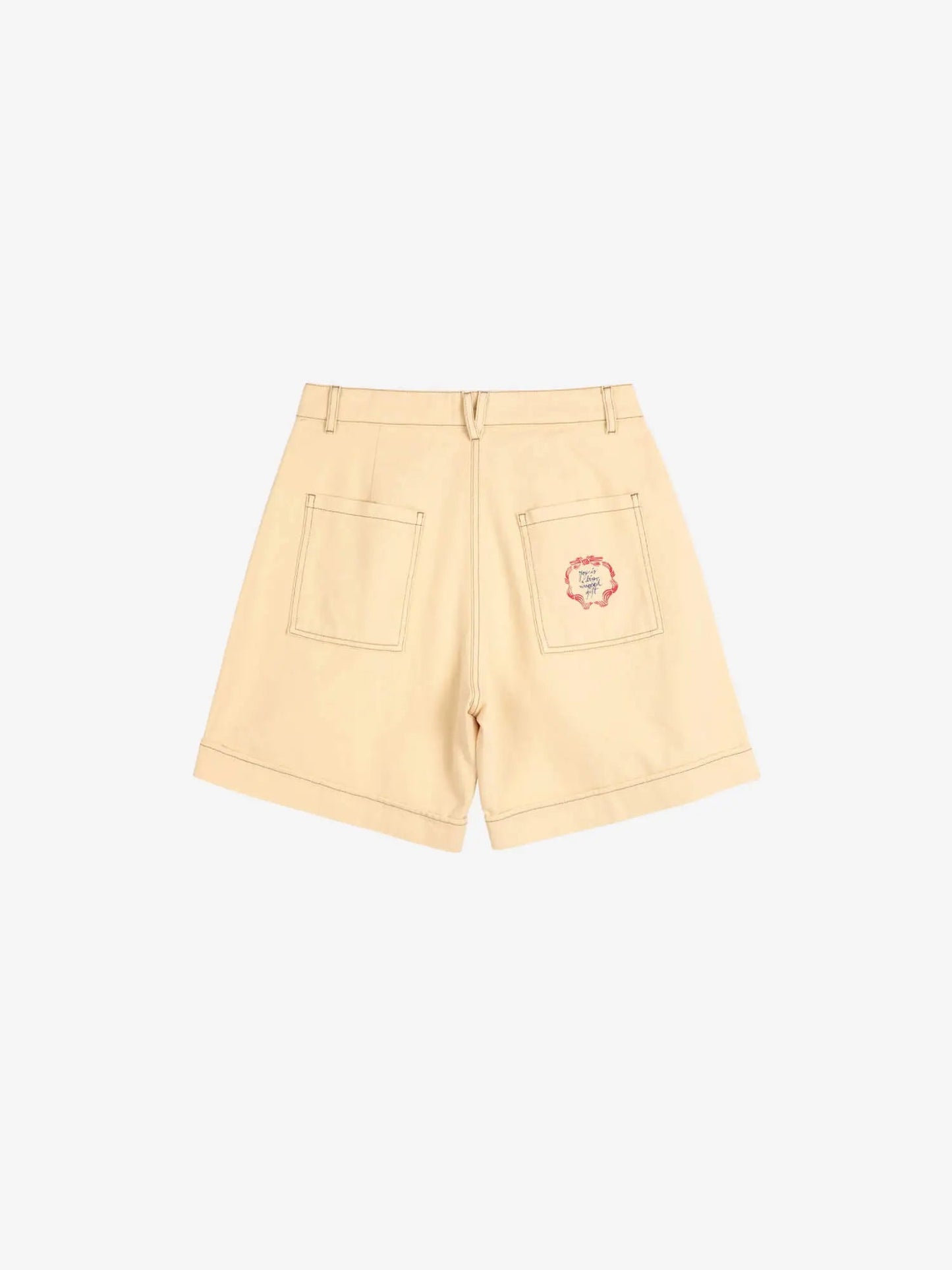 Pleated Twill Bermuda Short - Yellow