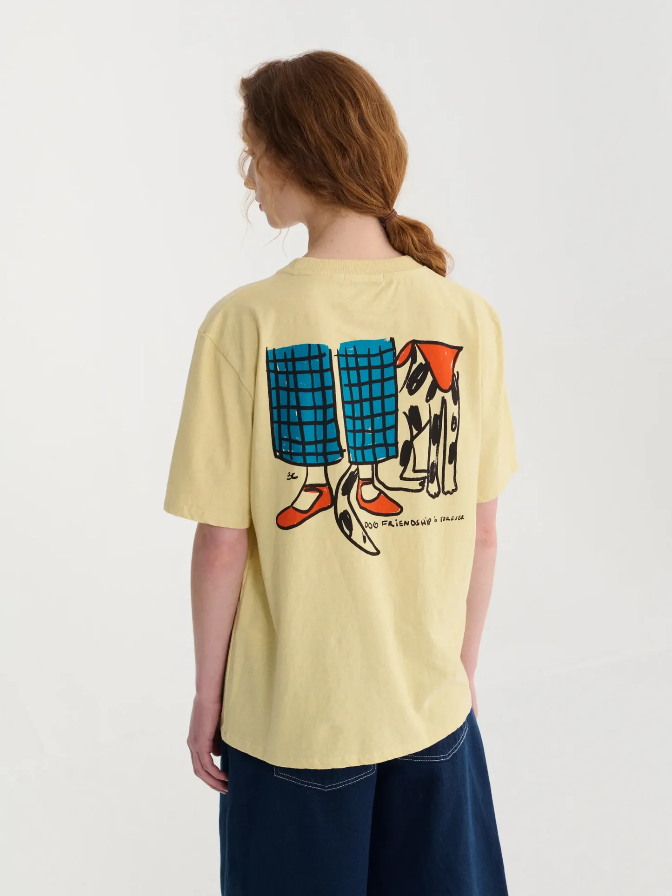 Dog Friendships Fitted T-Shirt