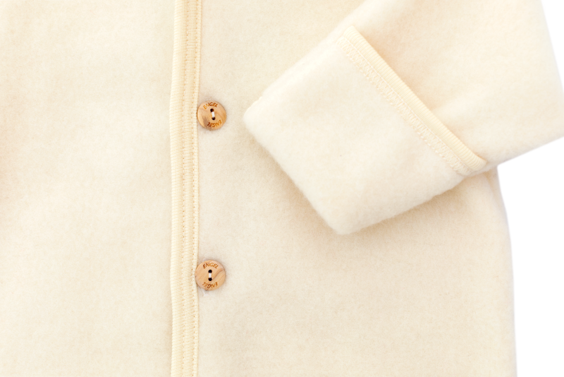 Hooded Baby Overall - Natural