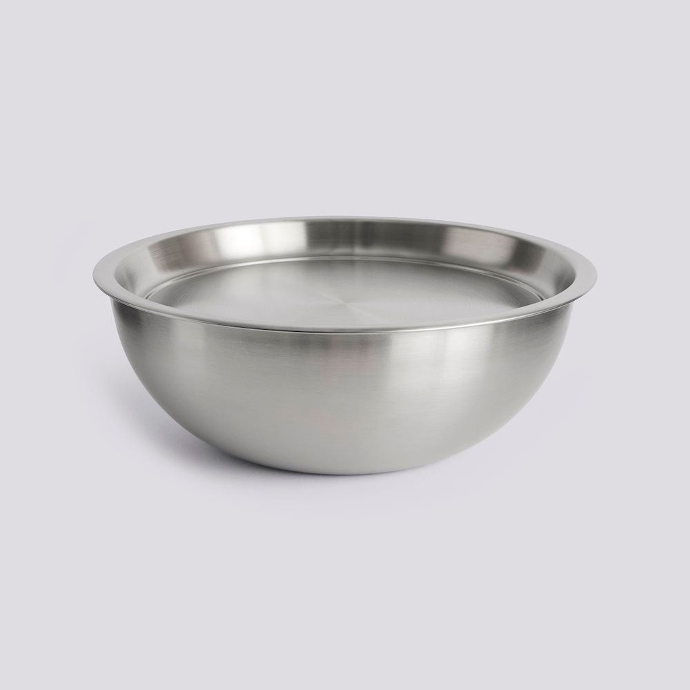 Outdoor Market Steel Bowl With Lid - Large