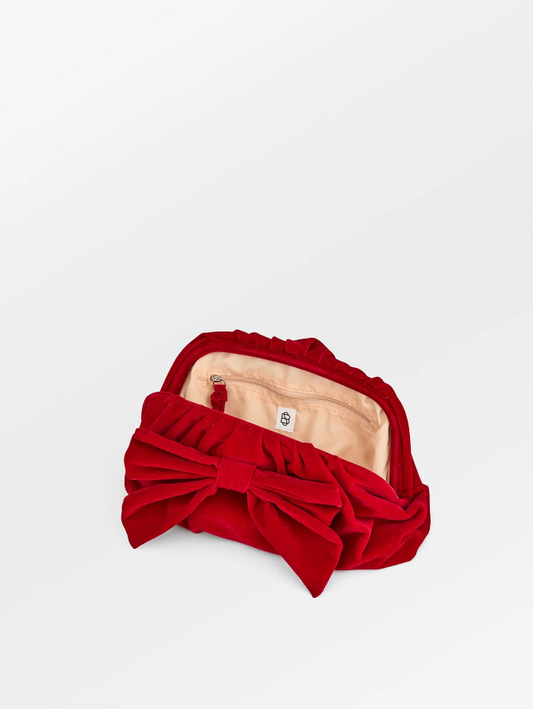 Velvet Bonita Bag- Savvy Red