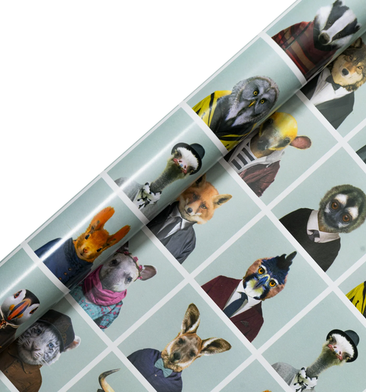 Zoo Portraits Polaroid Roll Wrap, 3 Metres