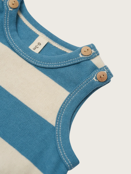 Deck Chair Stripe Sleeveless Bodysuit