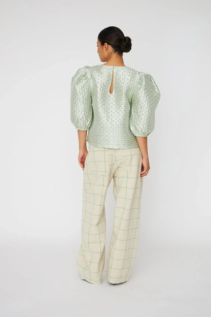 Bubble Blouse - Mint Tea