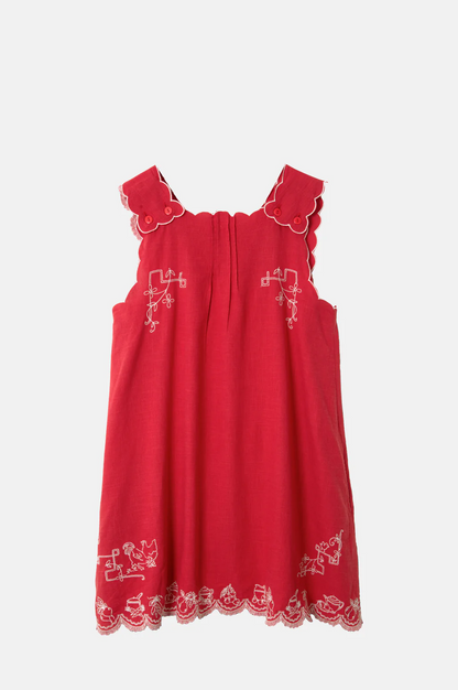 Natalina Mini Dress - Red