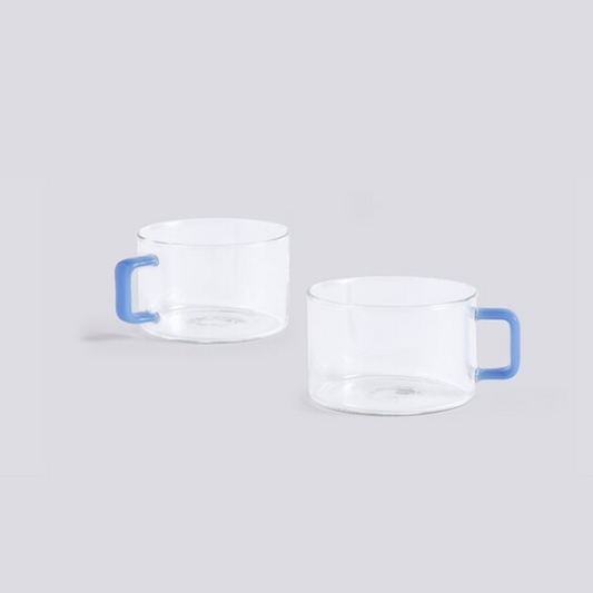 Brew Cup Set Of Two - Jade Light Blue