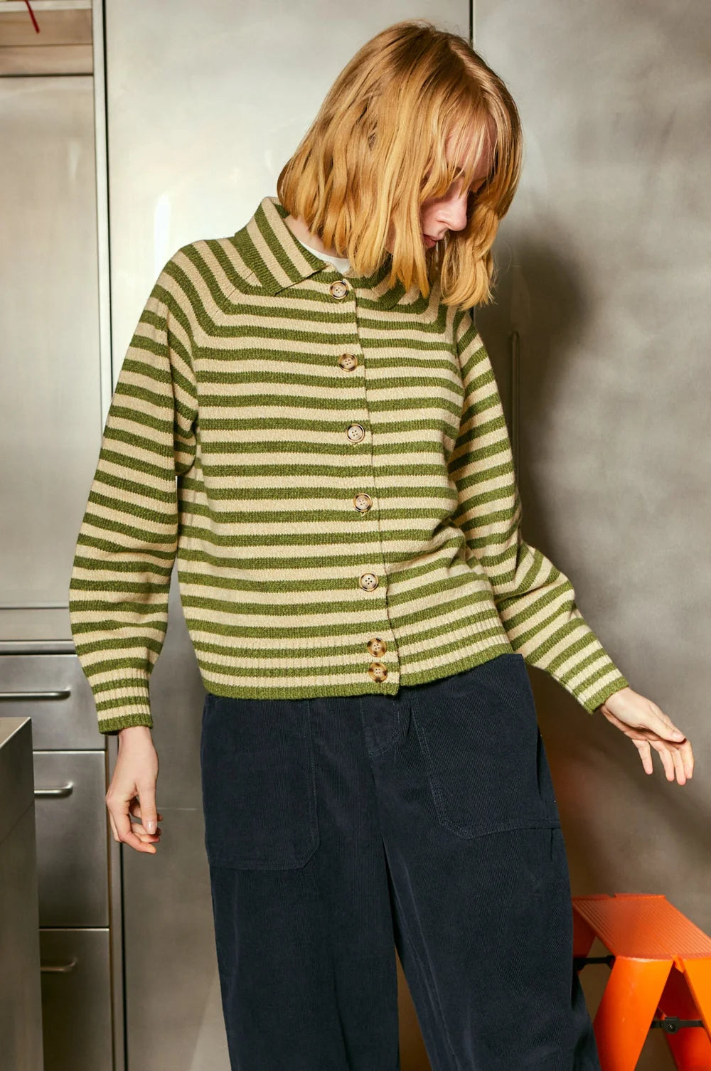 Lytton Cardigan - Olive