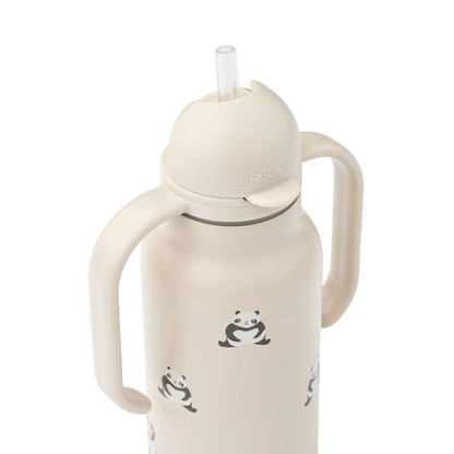Kimmie Water Bottle - Panda / Sandy