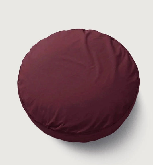 Round Pillowcase - Brique Red