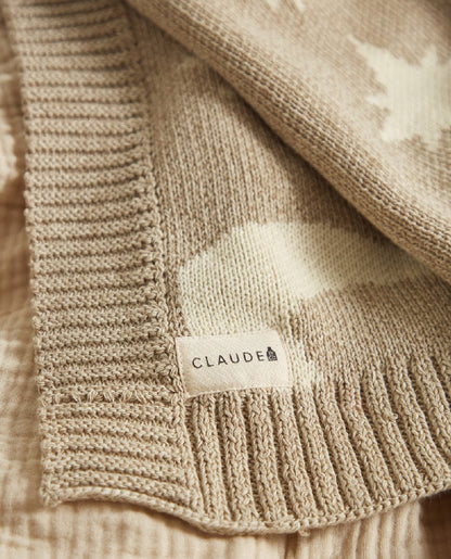 Cozmo Moon Stars Blanket - Neutral