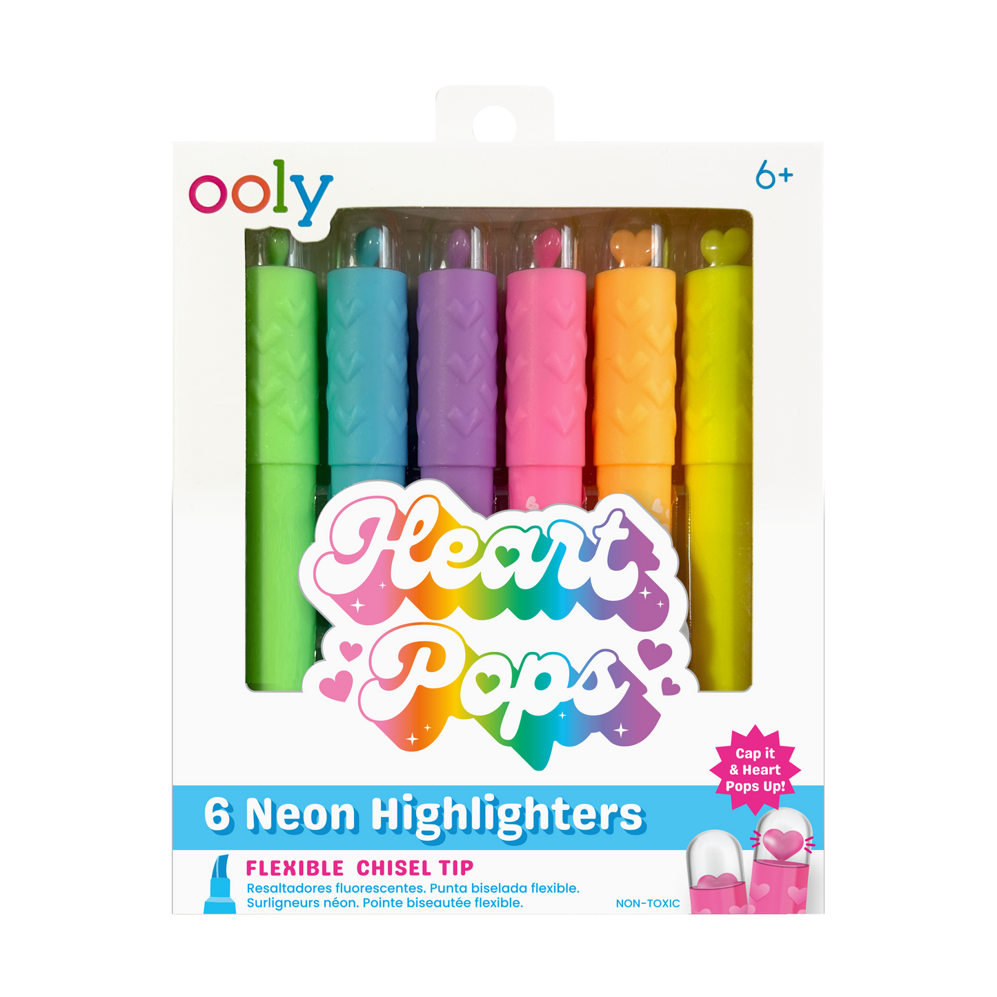 Heart Pops Highlighter pens
