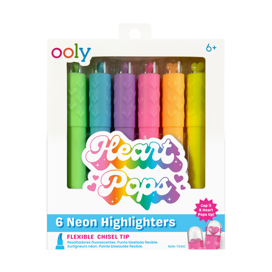 Heart Pops Highlighter pens