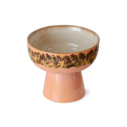 70s Ceramics Tapas Bowl On Base - Lush