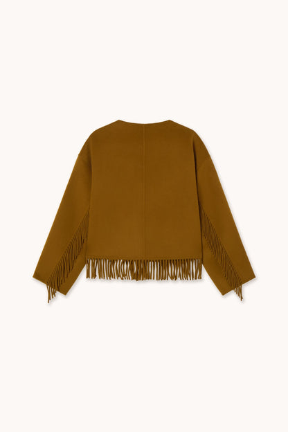 Fringed Short Coat - Bronze