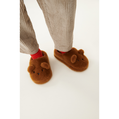 Aviaja Bear Slippers - Golden Caramel