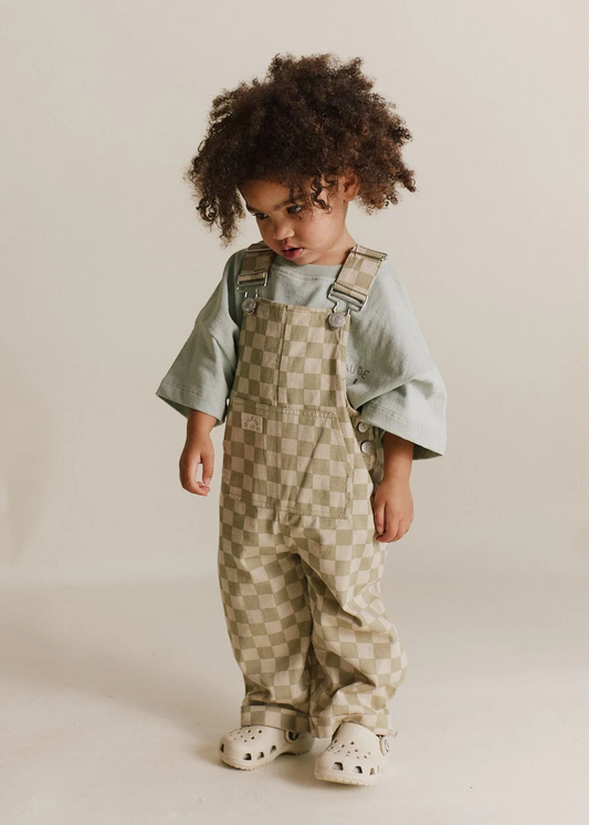 Cecil Dungarees - Olive