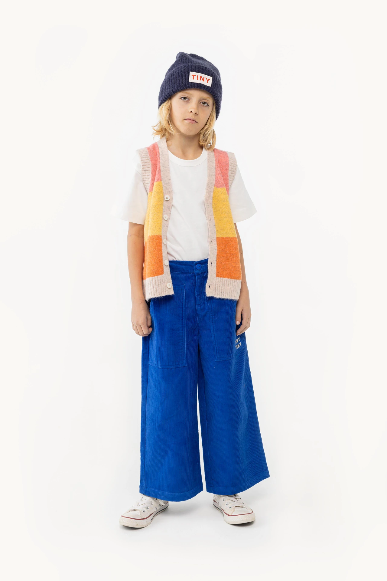 Colour Block Tiny Vest