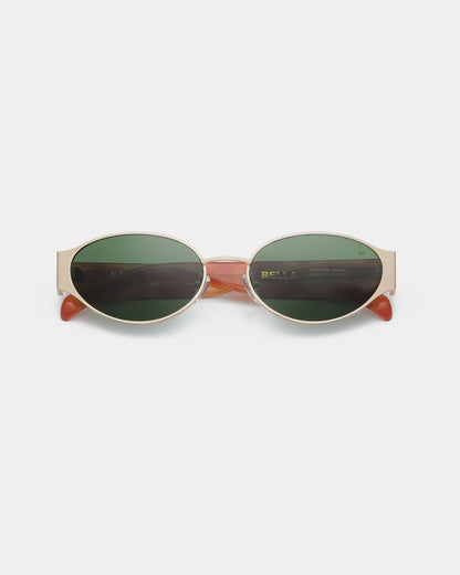 Bella Sunglasses - Gold Burnt Amber