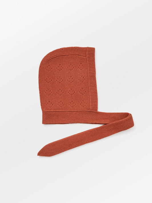 Rib Bonnet - Rooibos Orange