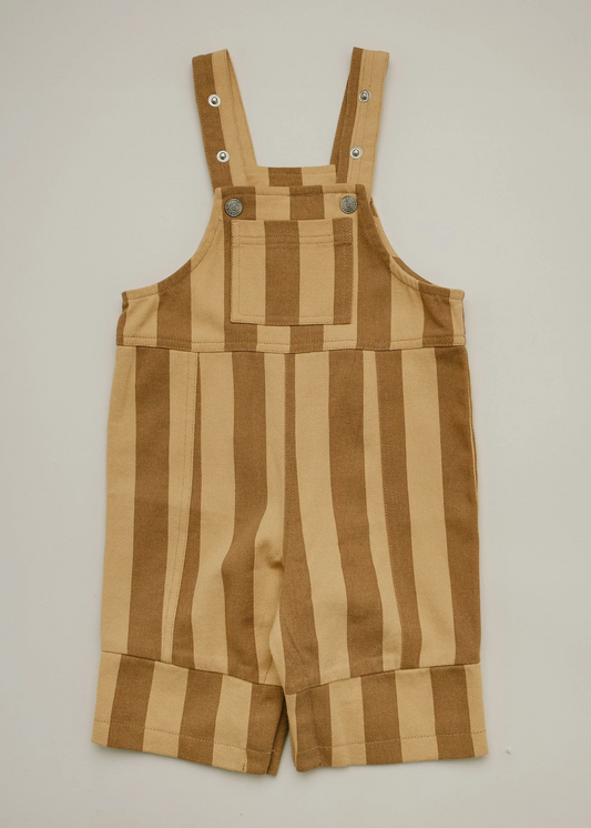 Blythe Banoffee Stripe Dungarees