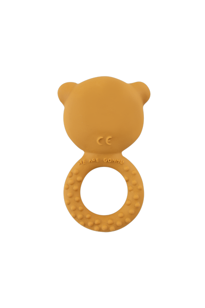 Gommu Ring Bear - Natural Rubber Teething Ring: Sienna
