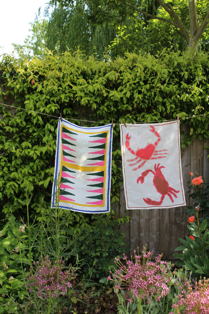 Crab Tea Towel
