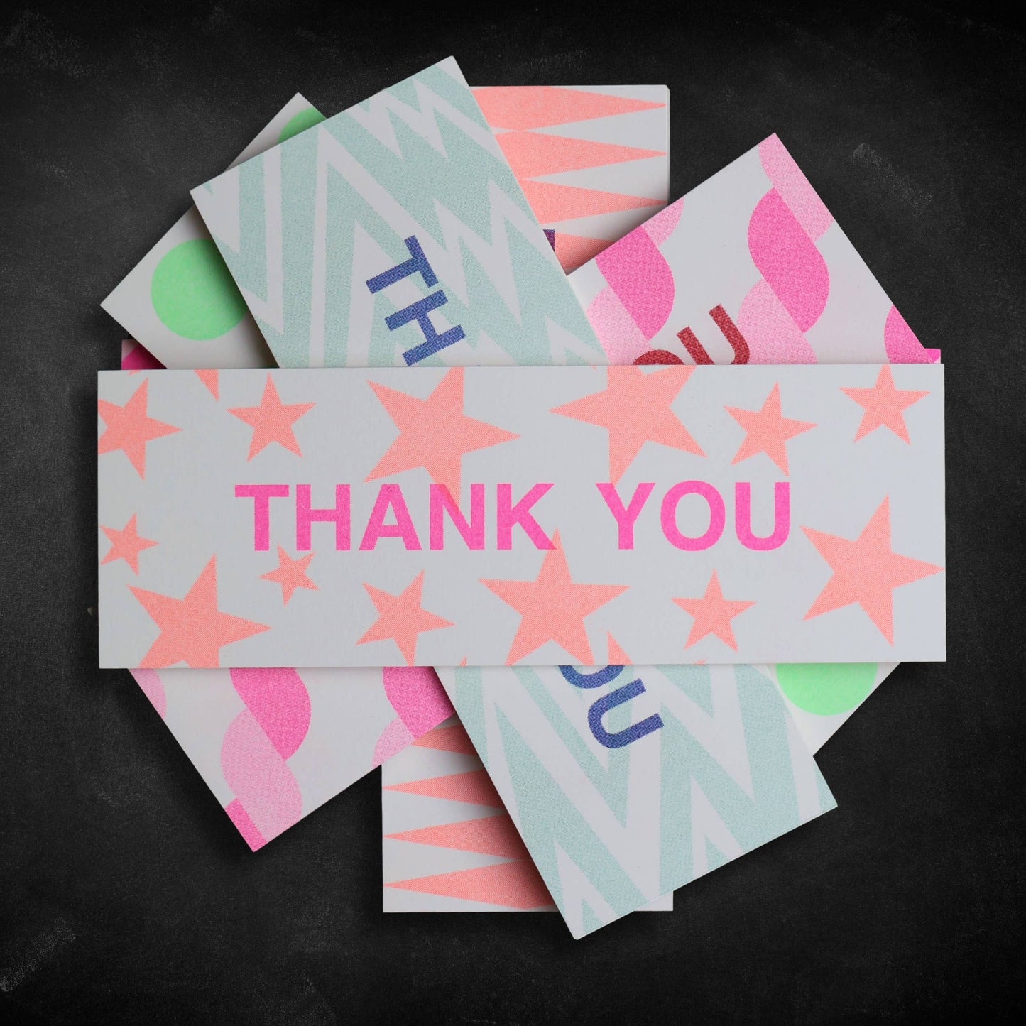 Skinny Notecard Pack Thank You - Spots