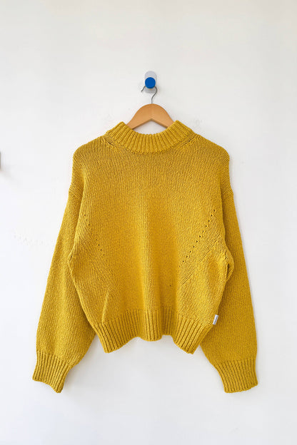 Zoe Cotton Sweater (2XS/S - 2M/L): Dijon / 2XS/S - 2M/L
