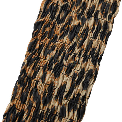 Elliana Smocked Cardi - Leopard