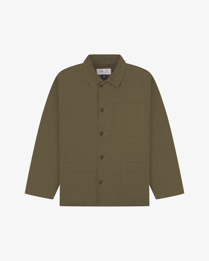 Buttoned Overshirt - Dark Taupe