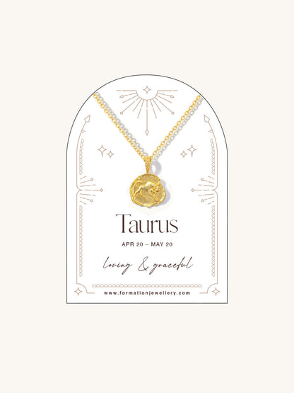 Taurus Zodiac Necklace